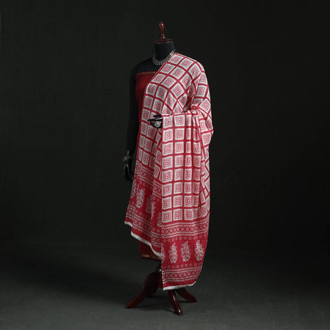 Cotton jaipur printed dupatta 82 - handcrafted