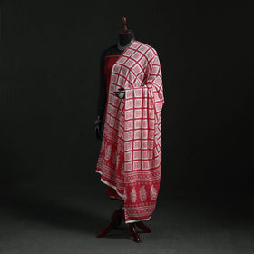 Cotton jaipur printed dupatta 82 - handcrafted
