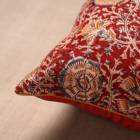  Block Print Cotton Kalamkari Cushion Cover