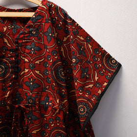 Red - cotton kids kaftan (3-4 years) 09 - handcrafted