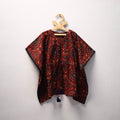 Red - cotton kids kaftan (3-4 years) 09 - handcrafted