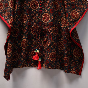 Red - cotton kids kaftan (3-4 years) 15 - handcrafted