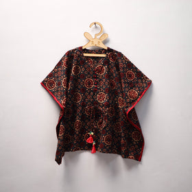 Red - cotton kids kaftan (3-4 years) 15 - handcrafted