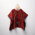 Red - cotton kids kaftan (3-4 years) 39 - handcrafted