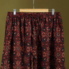 Red - cotton natural dyed afghani salwar 11 - handcrafted