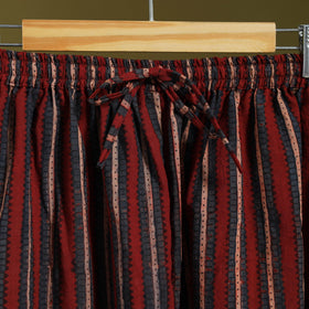 Red - cotton natural dyed afghani salwar 16 - handcrafted