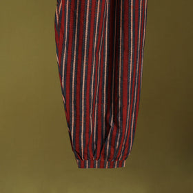 Red - cotton natural dyed afghani salwar 16 - handcrafted