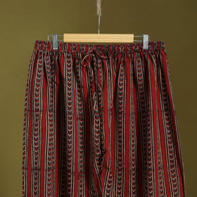 Red - cotton natural dyed afghani salwar 18 - handcrafted