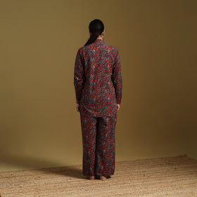 Cotton natural dyed co-ord set 01 - handcrafted