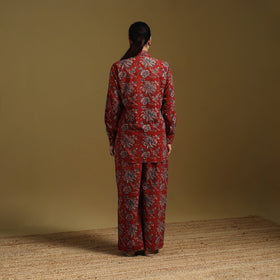 Cotton natural dyed co-ord set 04 - handcrafted