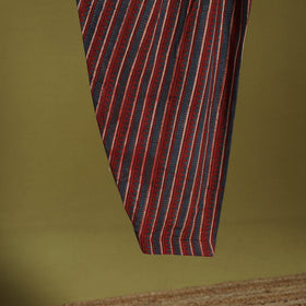 Red - cotton natural dyed salwar 01 - handcrafted