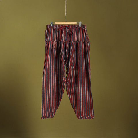 Red - cotton natural dyed salwar 01 - handcrafted