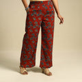 Buy Block Print Cotton Ajrakh Palazzo 