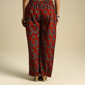 Buy Block Print Cotton Ajrakh Palazzo 