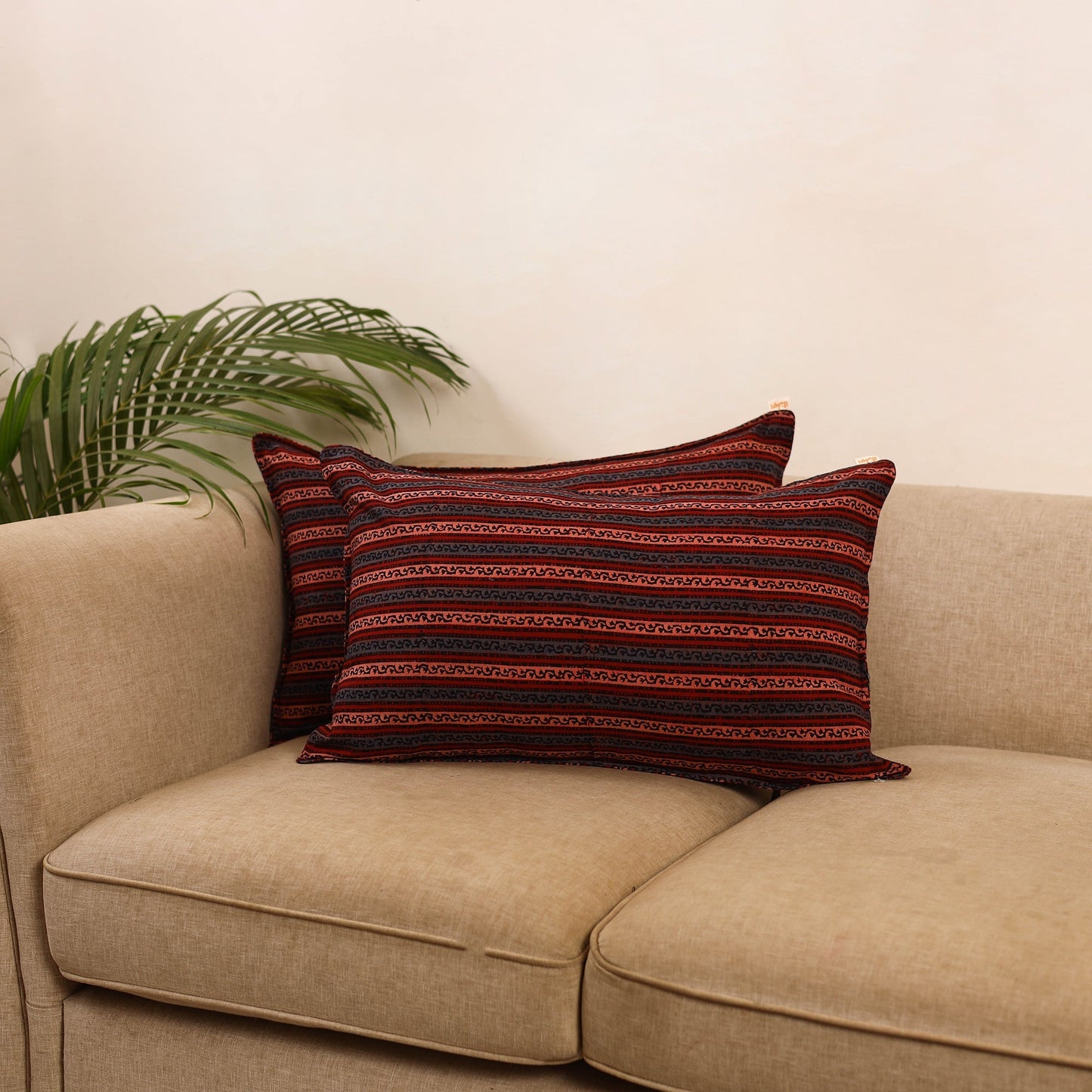 Cotton pillow covers (set of 2) 31 - handcrafted