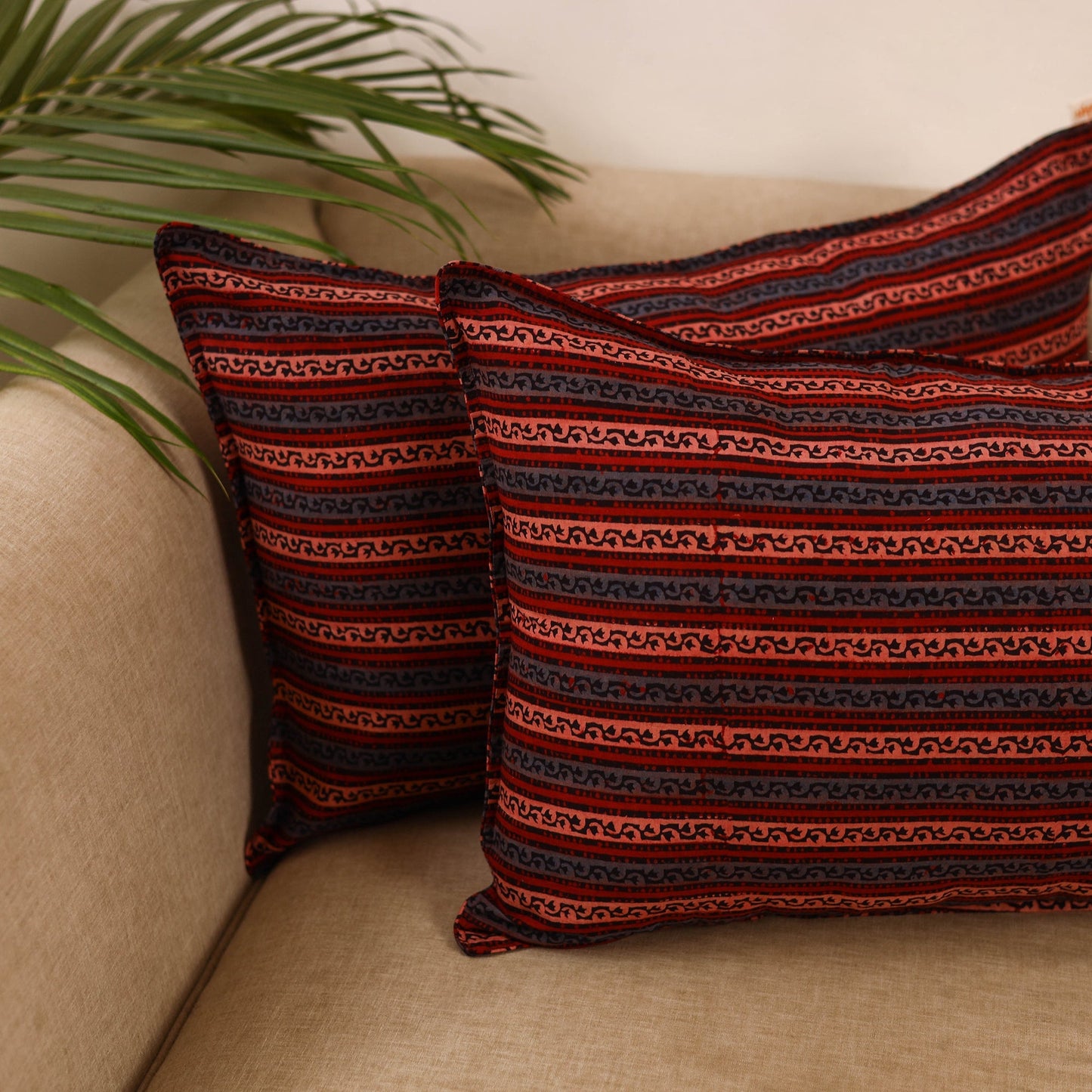 Cotton pillow covers (set of 2) 31 - handcrafted