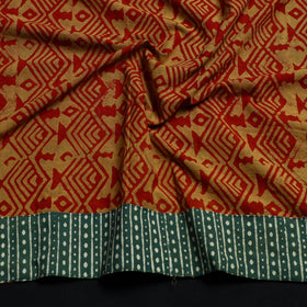 Red - cotton pipad blouse piece 149 - handcrafted