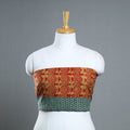Red - cotton pipad blouse piece 149 - handcrafted