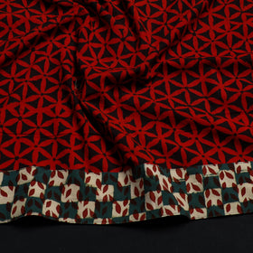 Red - cotton pipad blouse piece 171 - handcrafted