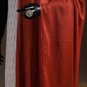 Cotton plain dupatta 01 - handcrafted