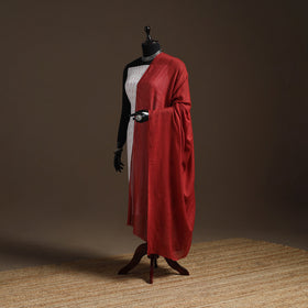 Cotton plain dupatta 09 - handcrafted