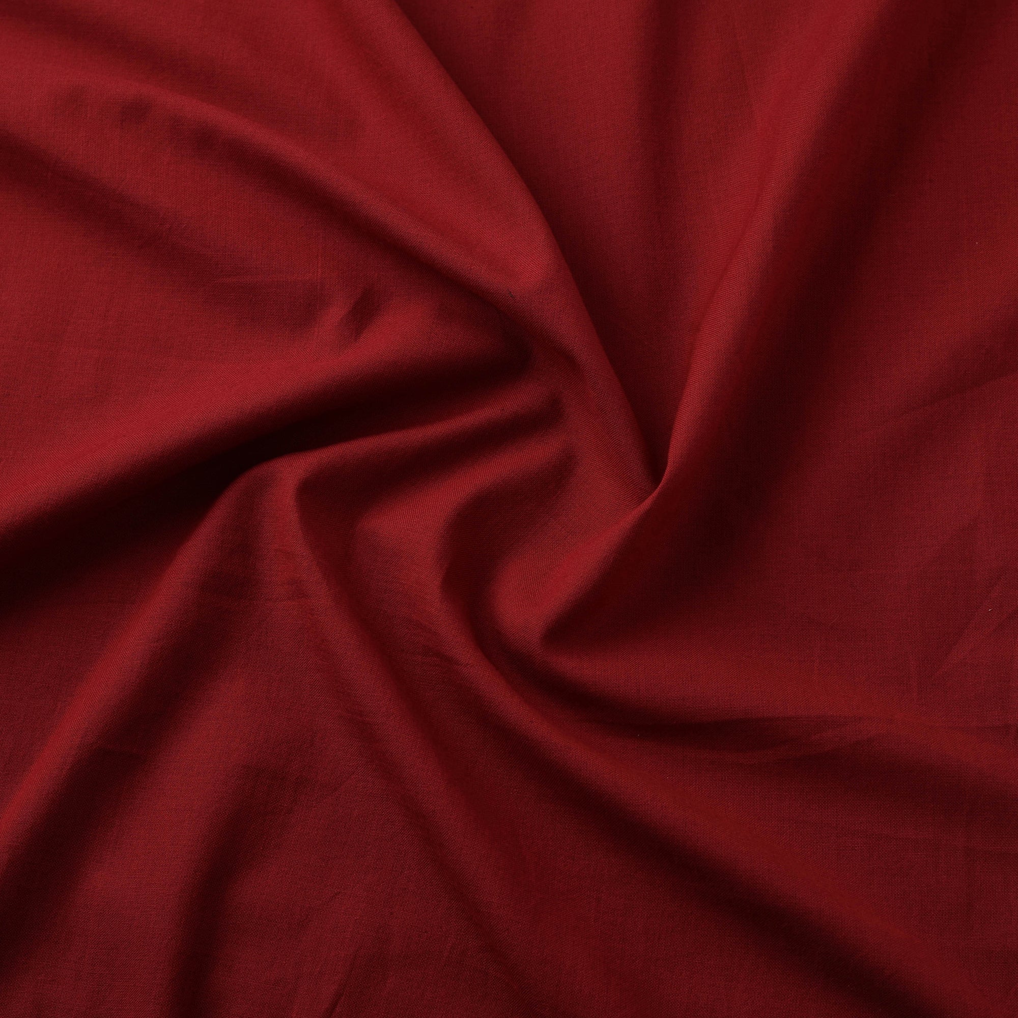 Red Cutton Red Cotton Plain Fabric