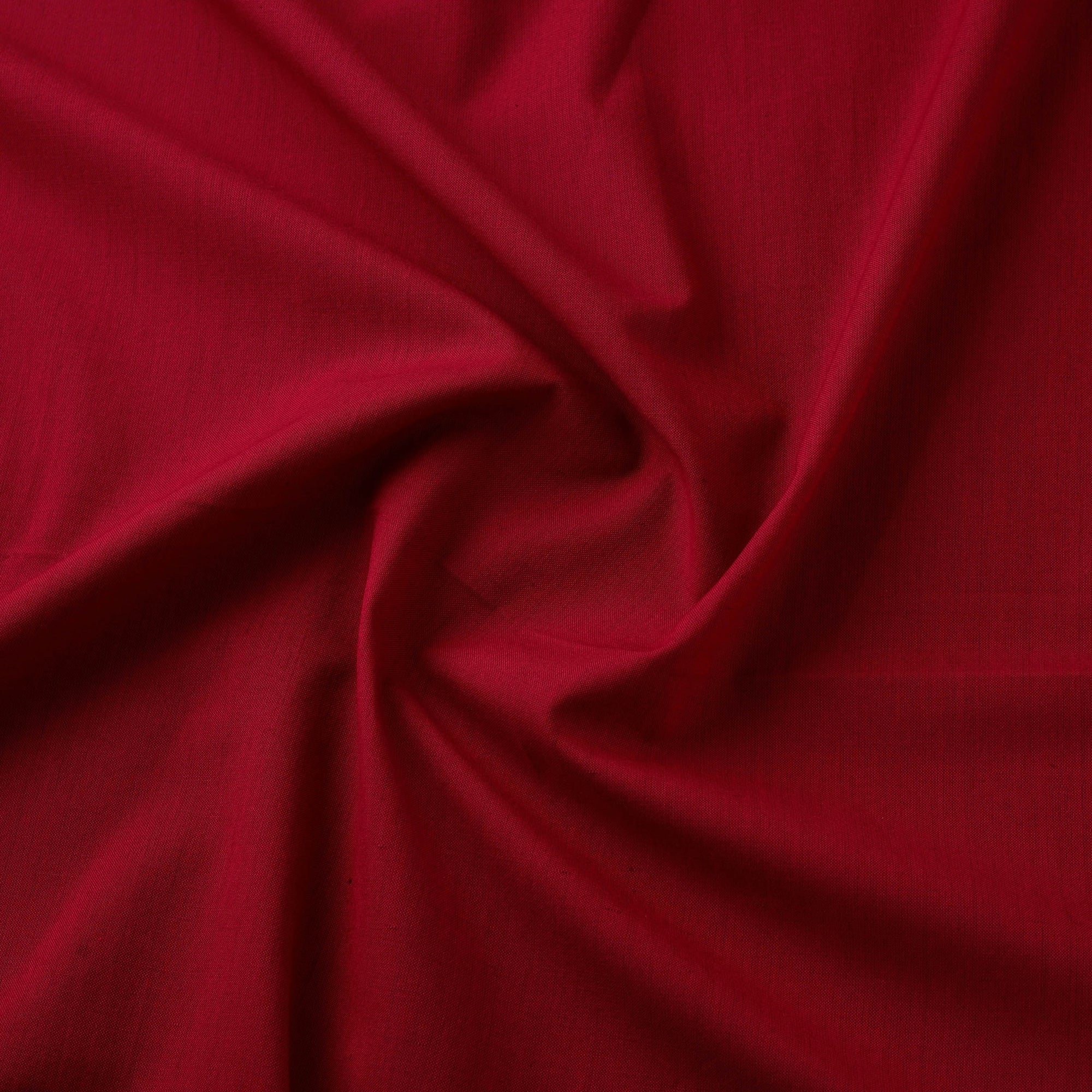 Red Cutton Red Cotton Plain Fabric