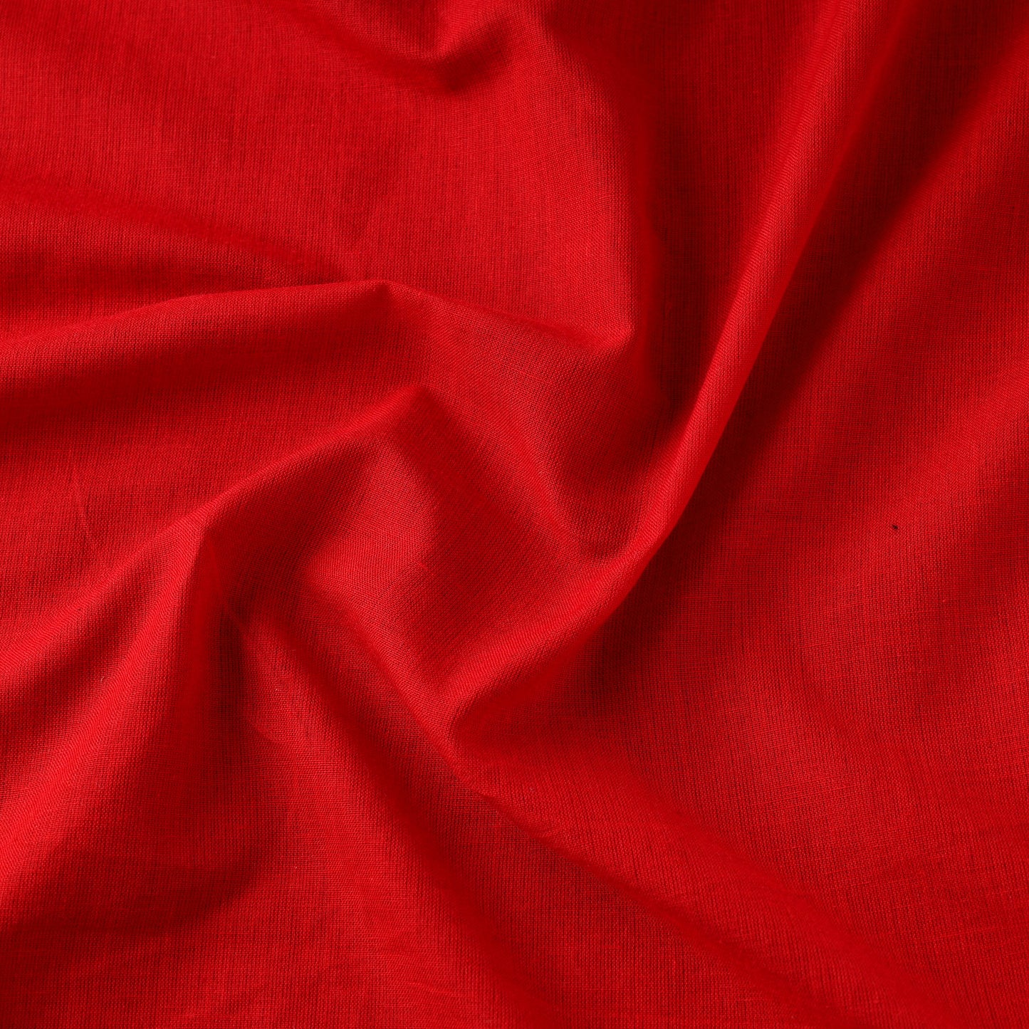 Red - cotton plain fabric 15 - handcrafted