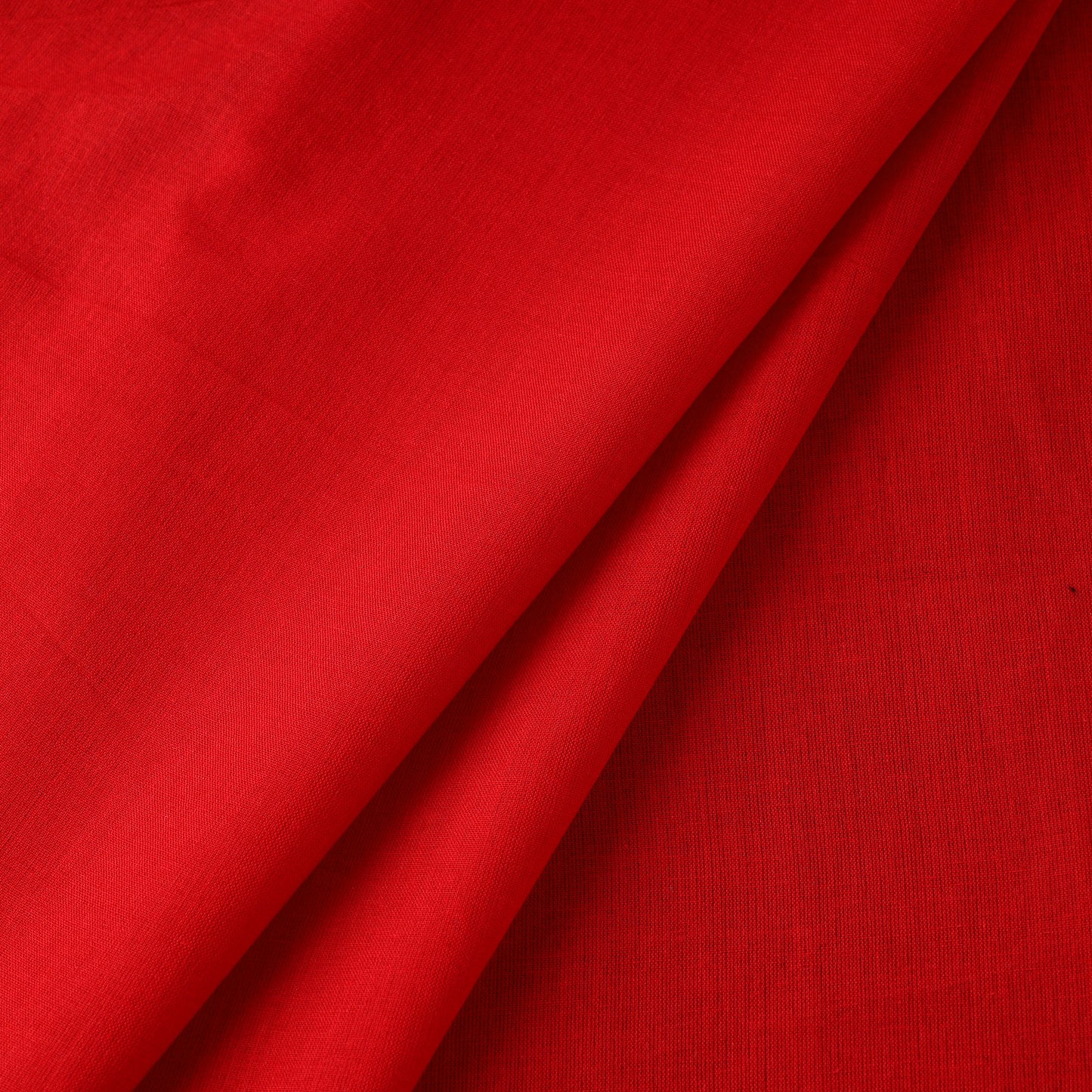 Red - cotton plain fabric 15 - handcrafted