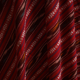 Cotton pochampally dabi ikat fabric 09 - handcrafted