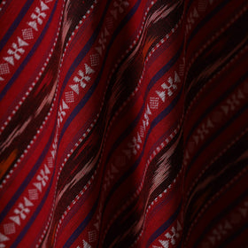Cotton pochampally dabi ikat fabric 10 - handcrafted