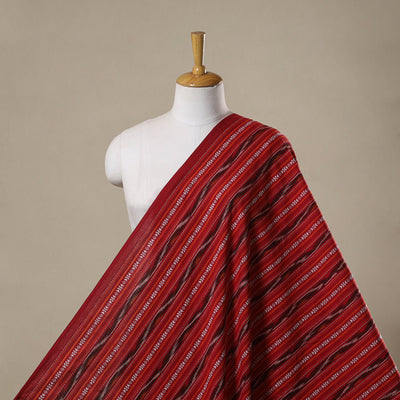 Cotton pochampally dabi ikat fabric 12 - handcrafted