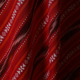 Cotton pochampally dabi ikat fabric 12 - handcrafted