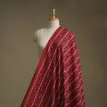 Cotton pochampally dabi ikat fabric 27 - handcrafted