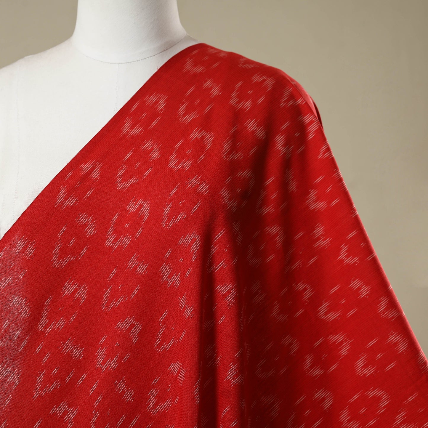 Cotton pochampally ikat fabric 02 - handcrafted