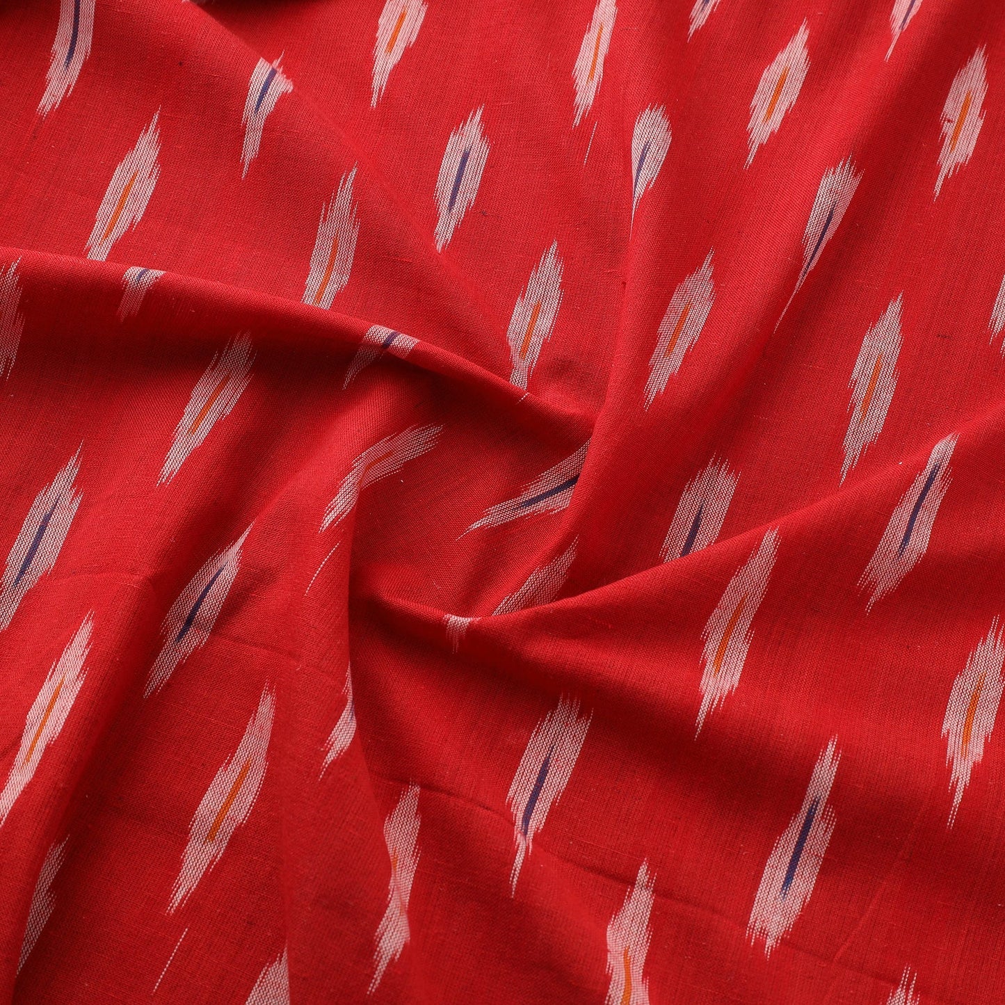 Cotton pochampally ikat fabric 03 - handcrafted