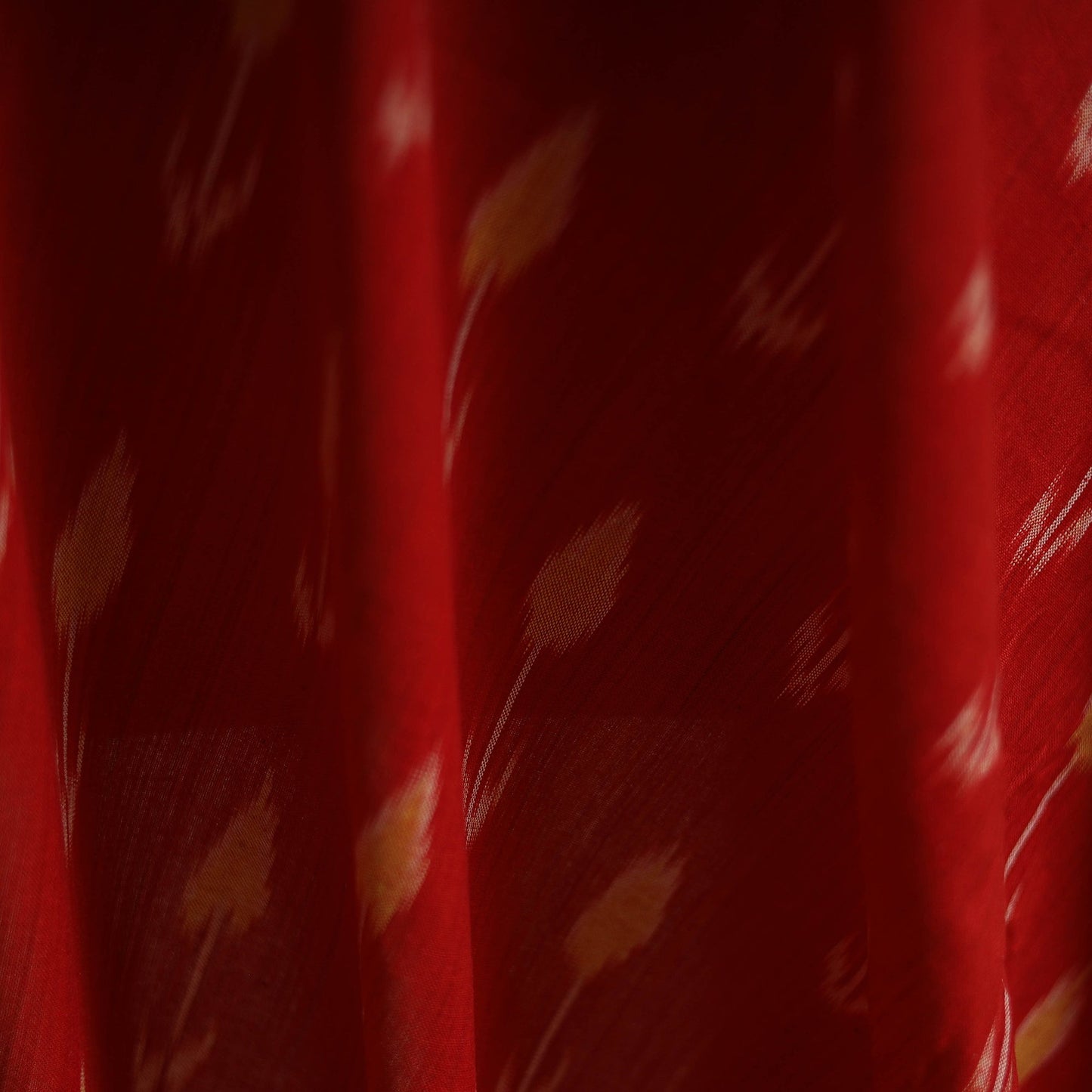 Cotton pochampally ikat fabric 17 - handcrafted