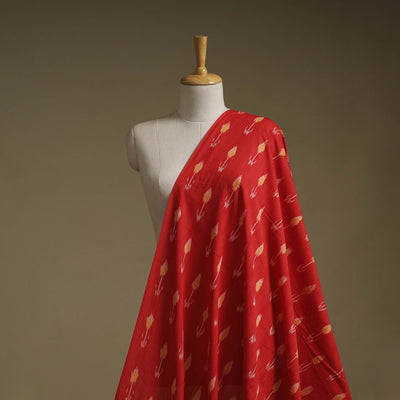 Cotton pochampally ikat fabric 17 - handcrafted