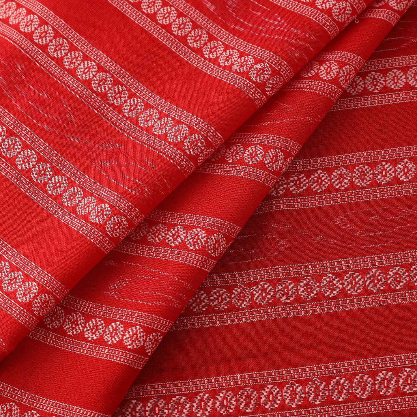 Cotton sambalpuri ikat fabric 22 - handcrafted