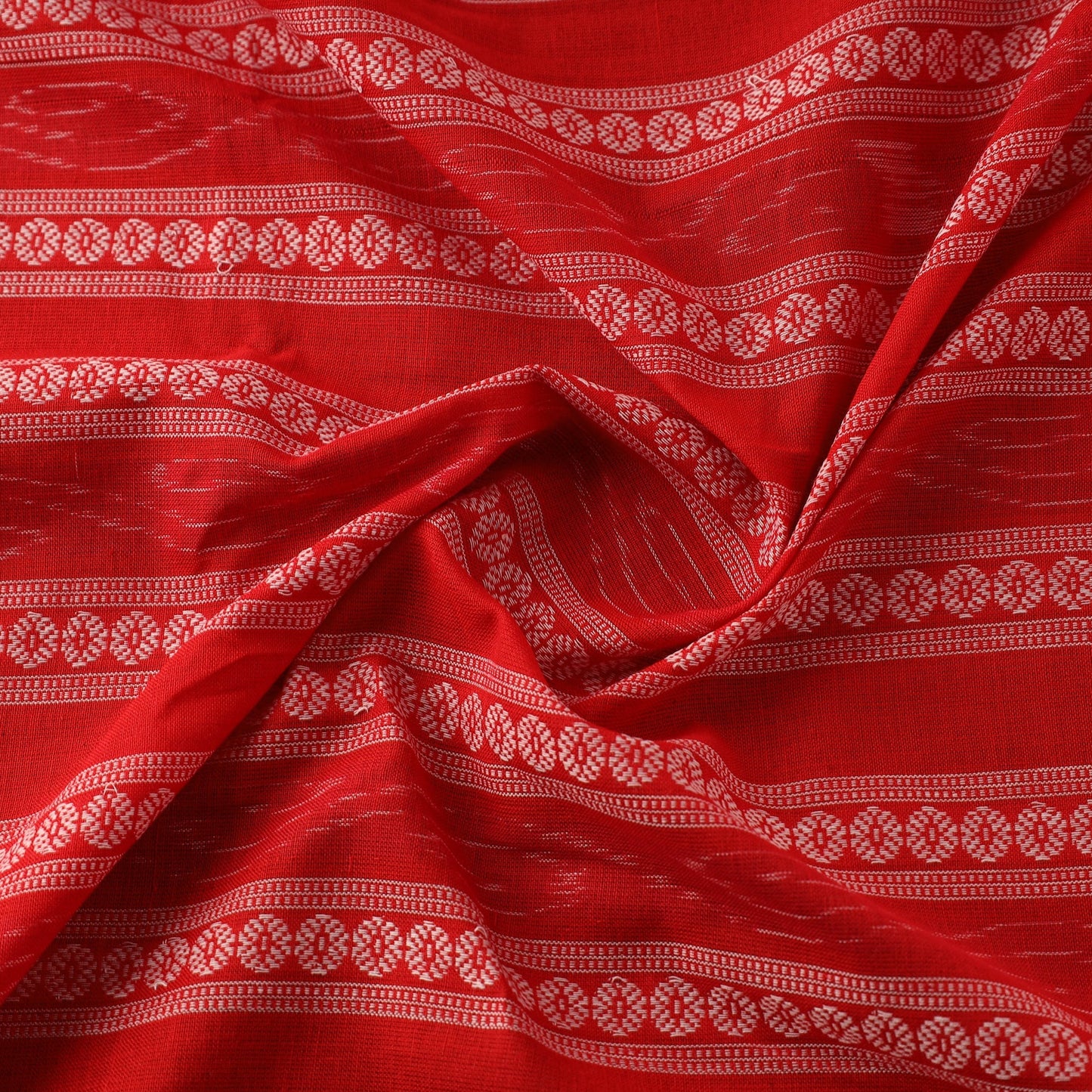Cotton sambalpuri ikat fabric 22 - handcrafted