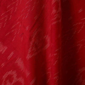 Red - cotton sambalpuri ikat fabric 29 - handcrafted