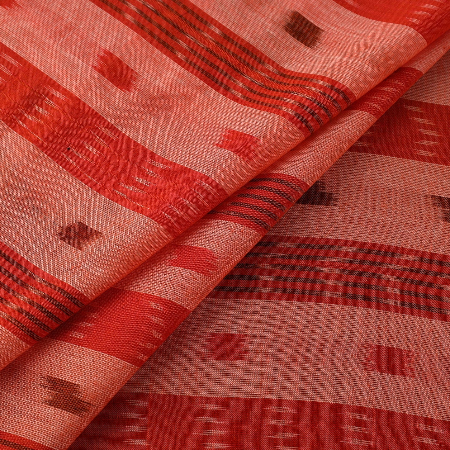 Cotton sambalpuri ikat fabric 40 - handcrafted