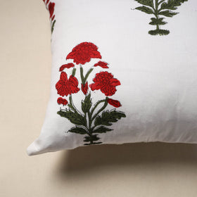 Cotton sanganeri cushion cover (16 x 16 in) 107