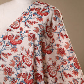 White - cotton sanganeri fabric 10 - handcrafted