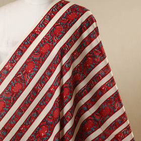 Red - cotton sanganeri fabric 21 - handcrafted