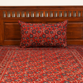 Red - cotton single bed sheet set (90 x 60 in) 21