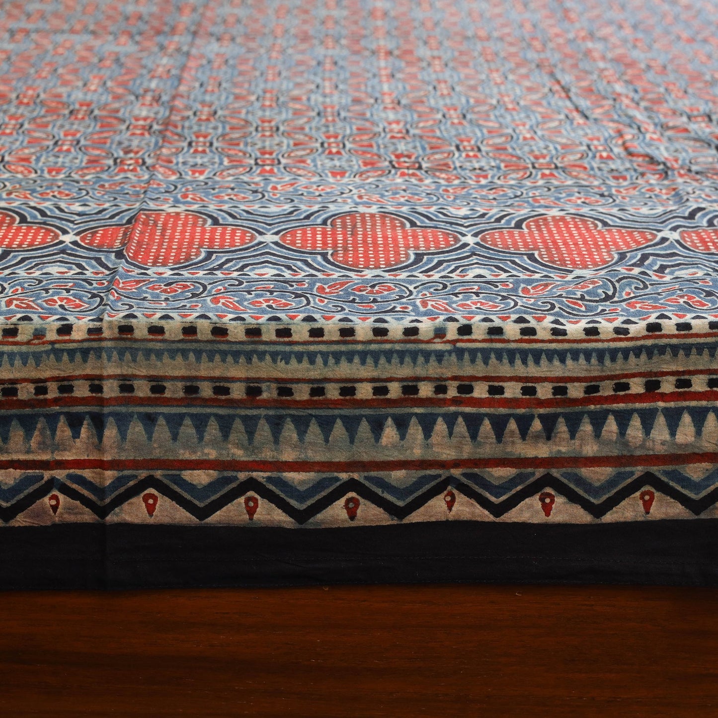 Red - cotton single bed sheet set (90 x 60 in) 22