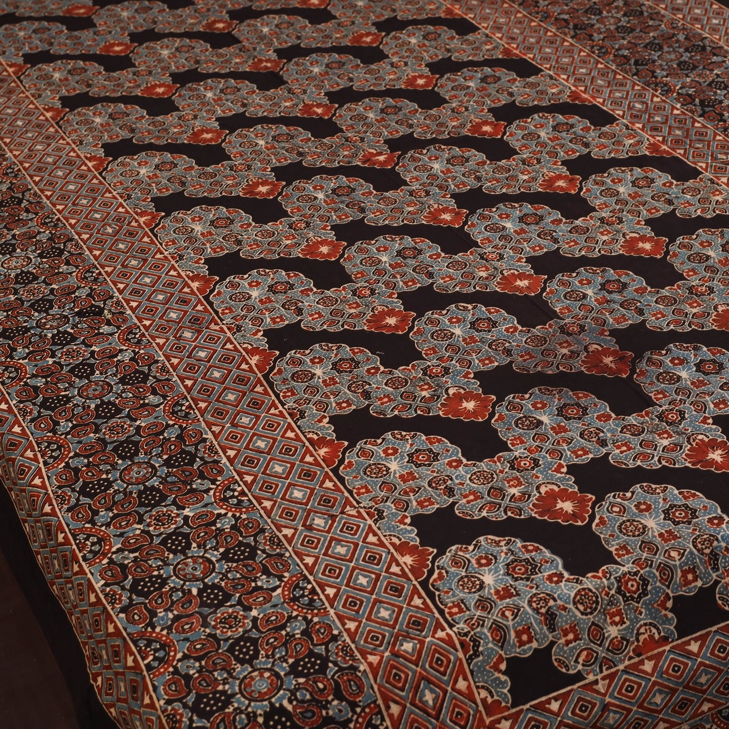 Red - cotton single bed sheet set (90 x 60 in) 23