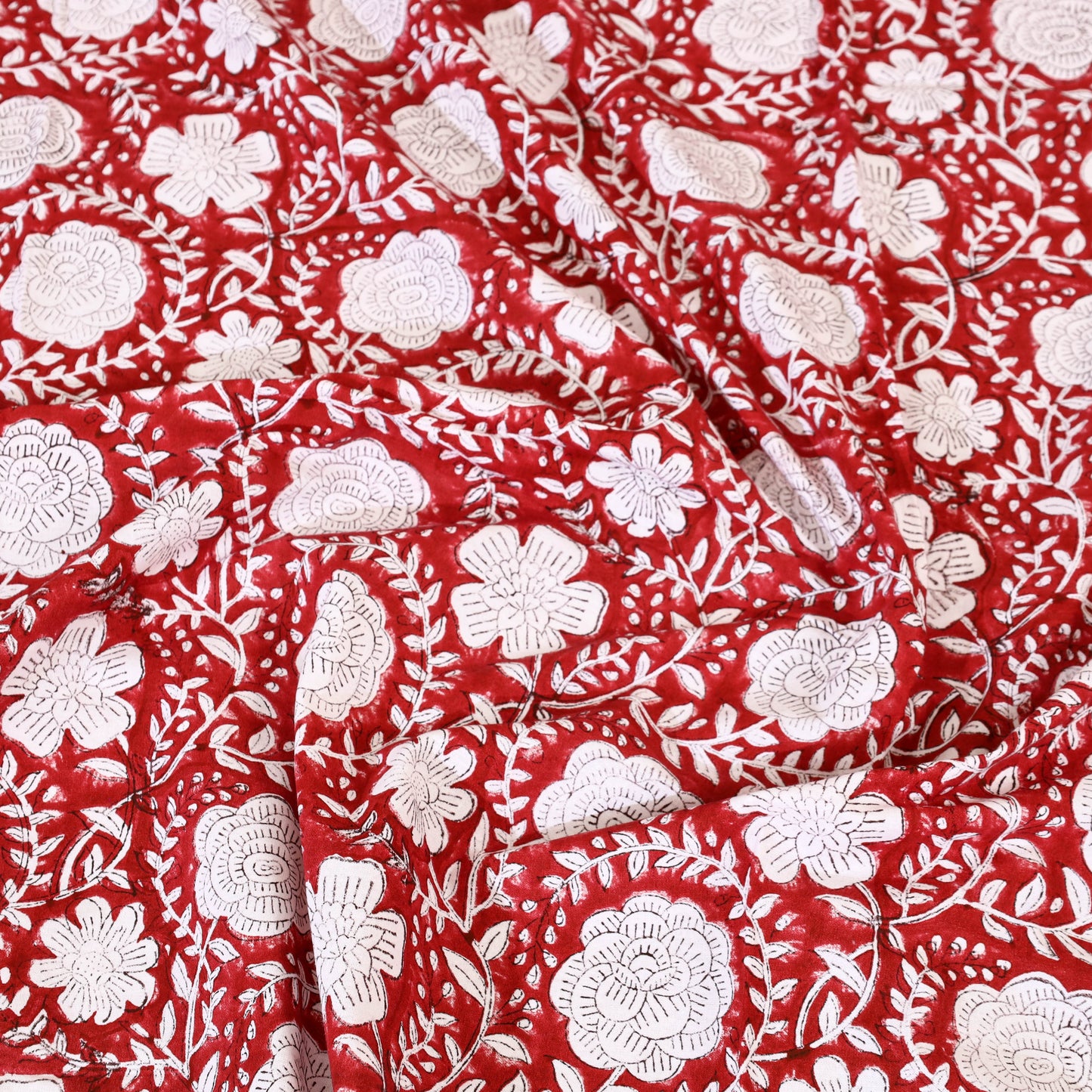 Buy Block Print Cotton Single Sanganeri Bed Sheet