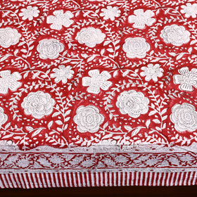Buy Block Print Cotton Single Sanganeri Bed Sheet